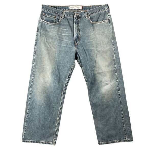 Levis Jeans Mens Size 38x30 509 Loose Baggy Distressed Faded Rips Grunge Worn - Picture 1 of 14